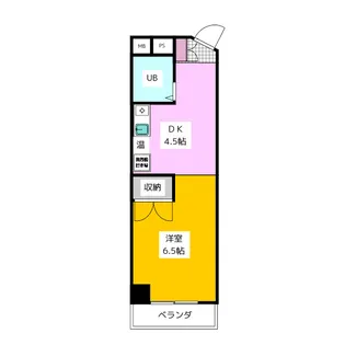 レジデンス富士森【4階】の間取り