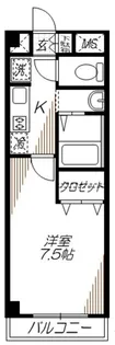 ベルメゾン大井【5階】の間取り