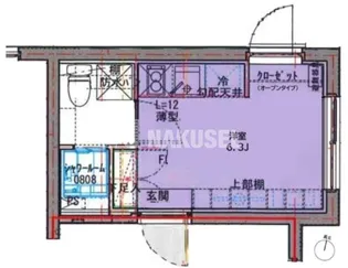 Spruce yakumo【4階】の間取り