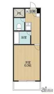 ドミール秀和【1階】の間取り