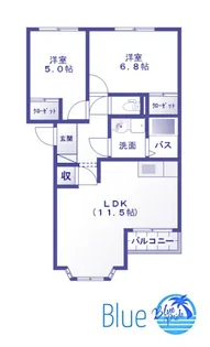 プランドール【1階】の間取り