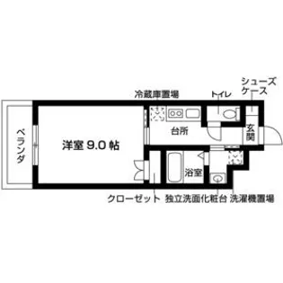 エルメディオ千種【6階】の間取り