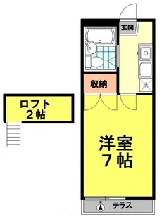 サンシティー【1階】の間取り