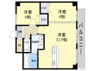 Zioエイト清水丘【4階】の間取り