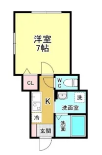 Libra京成大和田【1階】の間取り