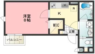オアシス【2階】の間取り