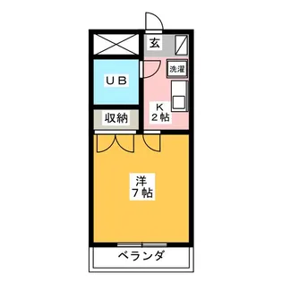 エーデルハイム【5階】の間取り