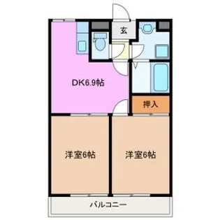 ミルフィーユ【2階】の間取り