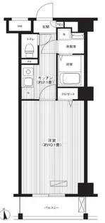 孔雀坂レジデンス【3階】の間取り