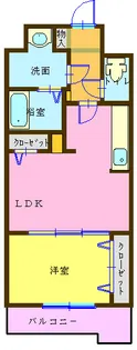 グランディール椋野【3階】の間取り
