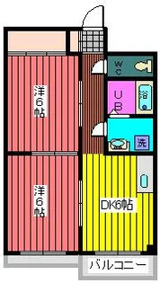 メゾンクレール【5階】の間取り