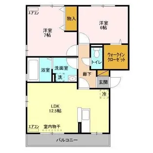 大黒屋 九番館【1階】の間取り