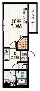 ヒルサイド西早稲田【2階】の間取り