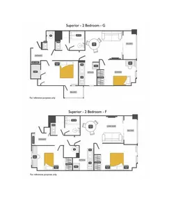 Dash Living Aoyama-Superior 2BR【3階】の間取り
