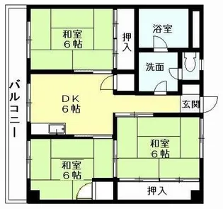 アソシエート前田【4階】の間取り