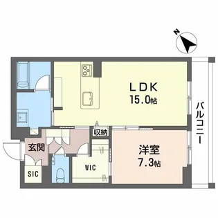 カルーレ金澤【3階】の間取り