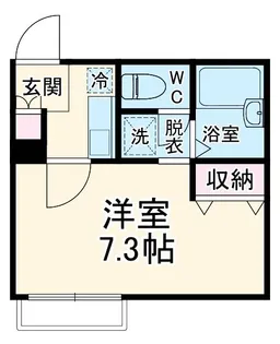 パルテンツァ七里【1階】の間取り