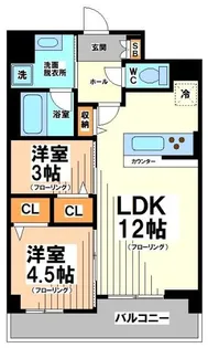 TheOrchidManorII ジ・オーキッド・マナー【3階】の間取り