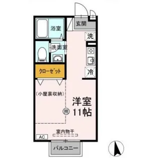 ソレイユ・ジン A棟【2階】の間取り