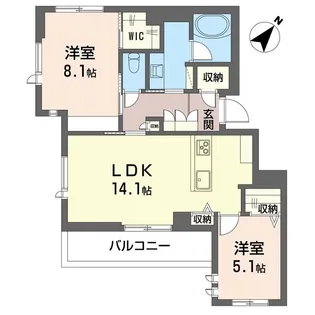 プリムローズハウス【3階】の間取り