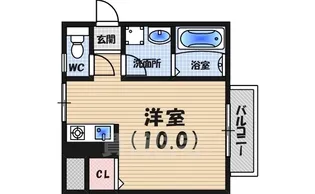 ハイツ広田【2階】の間取り