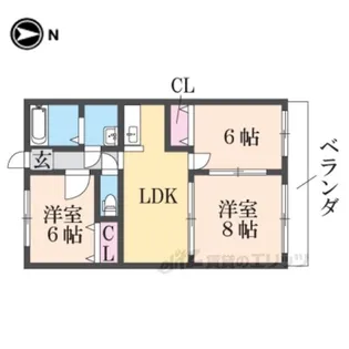 ユーミー誉【3階】の間取り