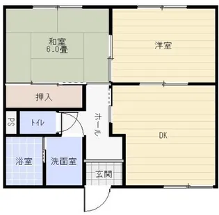 ロフティKS【1階】の間取り