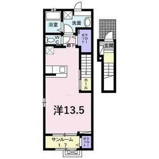 エトワールI【2階】の間取り