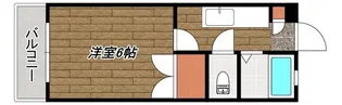 エントピア宇宿II【4階】の間取り