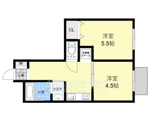 コーポ西村【3階】の間取り