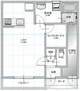 アクシス新町【1階】の間取り