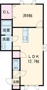 アールグレイス【1階】の間取り