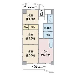 エスポワール長久手【5階】の間取り