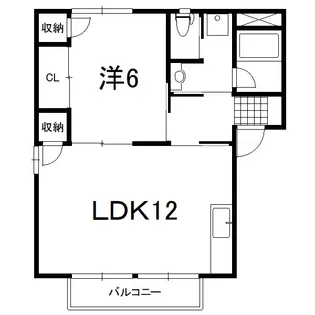 すとりーむ緑ハイツA・B・C【1階】の間取り