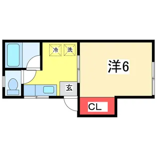 田村アパート【1階】の間取り