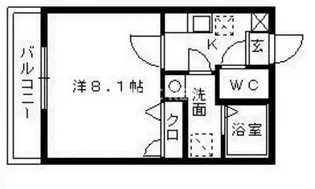 リブレア七隈駅前A棟【1階】の間取り