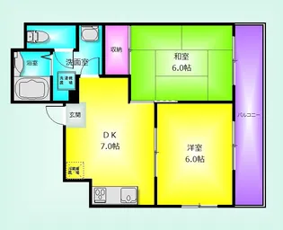 プレアール恩智駅前【3階】の間取り