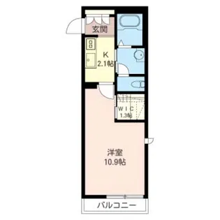 マーベラスA【2階】の間取り