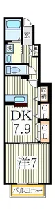 オートヌ ヴァレ【2階】の間取り