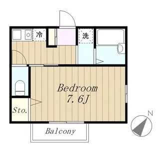グリーンマーサ【1階】の間取り
