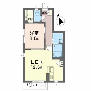 シャーメゾンU・U【2階】の間取り
