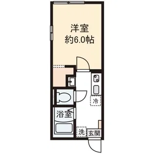 シティハイム セルティア【1階】の間取り