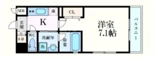 ベラジオ京都烏丸十条II【3階】の間取り