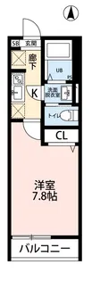 Crecia大和田町【2階】の間取り