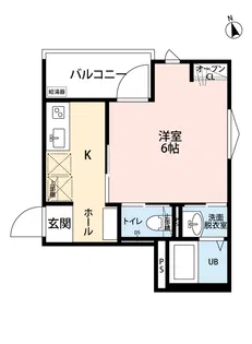 GROWRIO金ケ作【1階】の間取り
