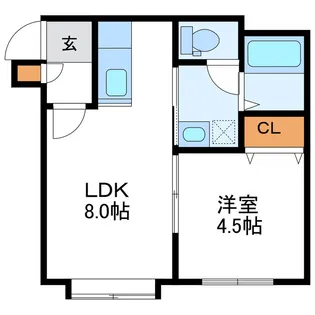 オーガスタ13【3階】の間取り