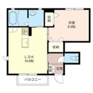 シェルハウス【1階】の間取り