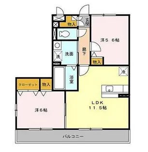 メゾン・アムール弐番館【3階】の間取り