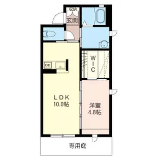 グラディーナ【1階】の間取り