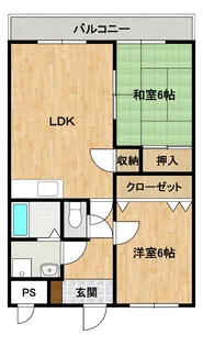 サンセール友愛【2階】の間取り